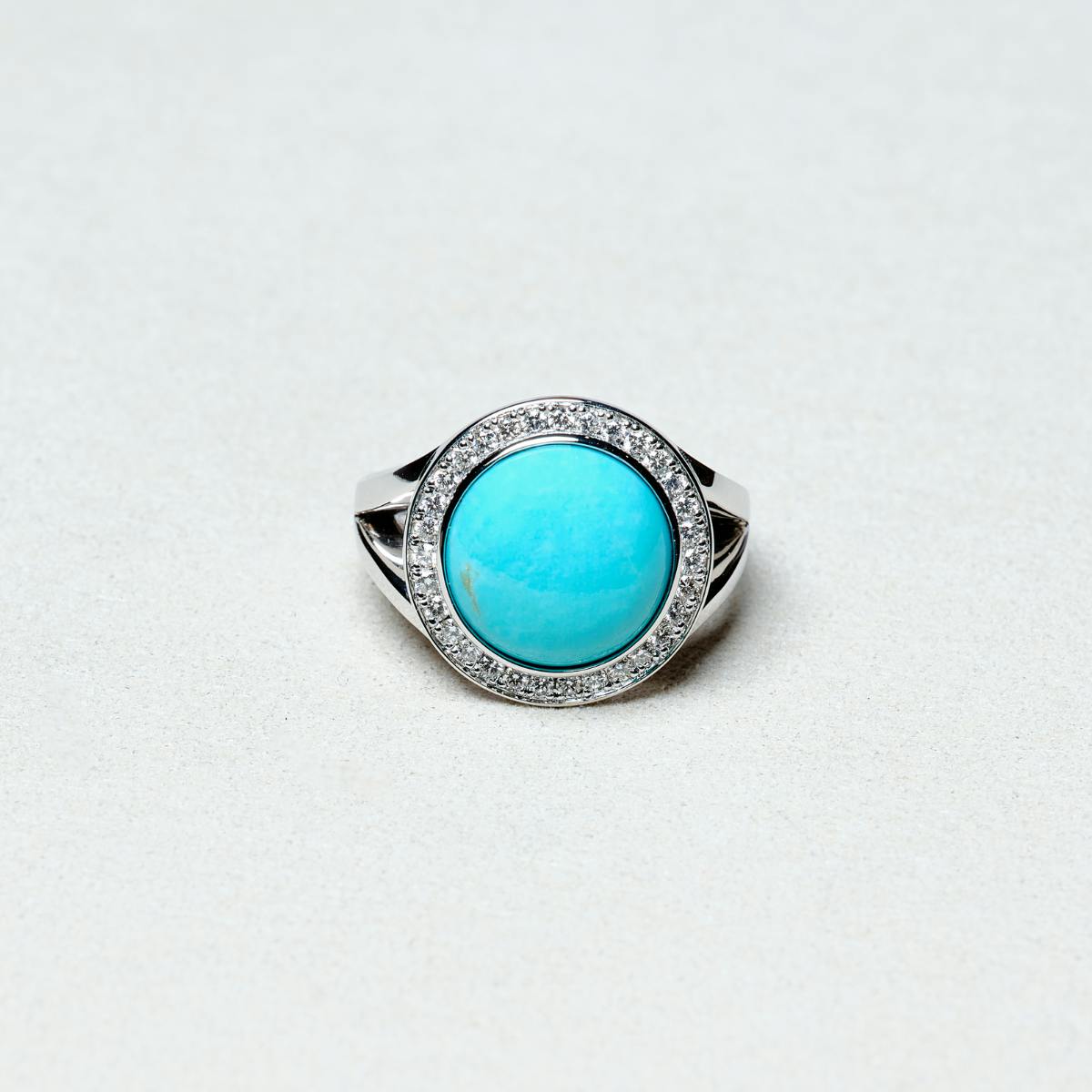 Camberra | Bague Or Blanc