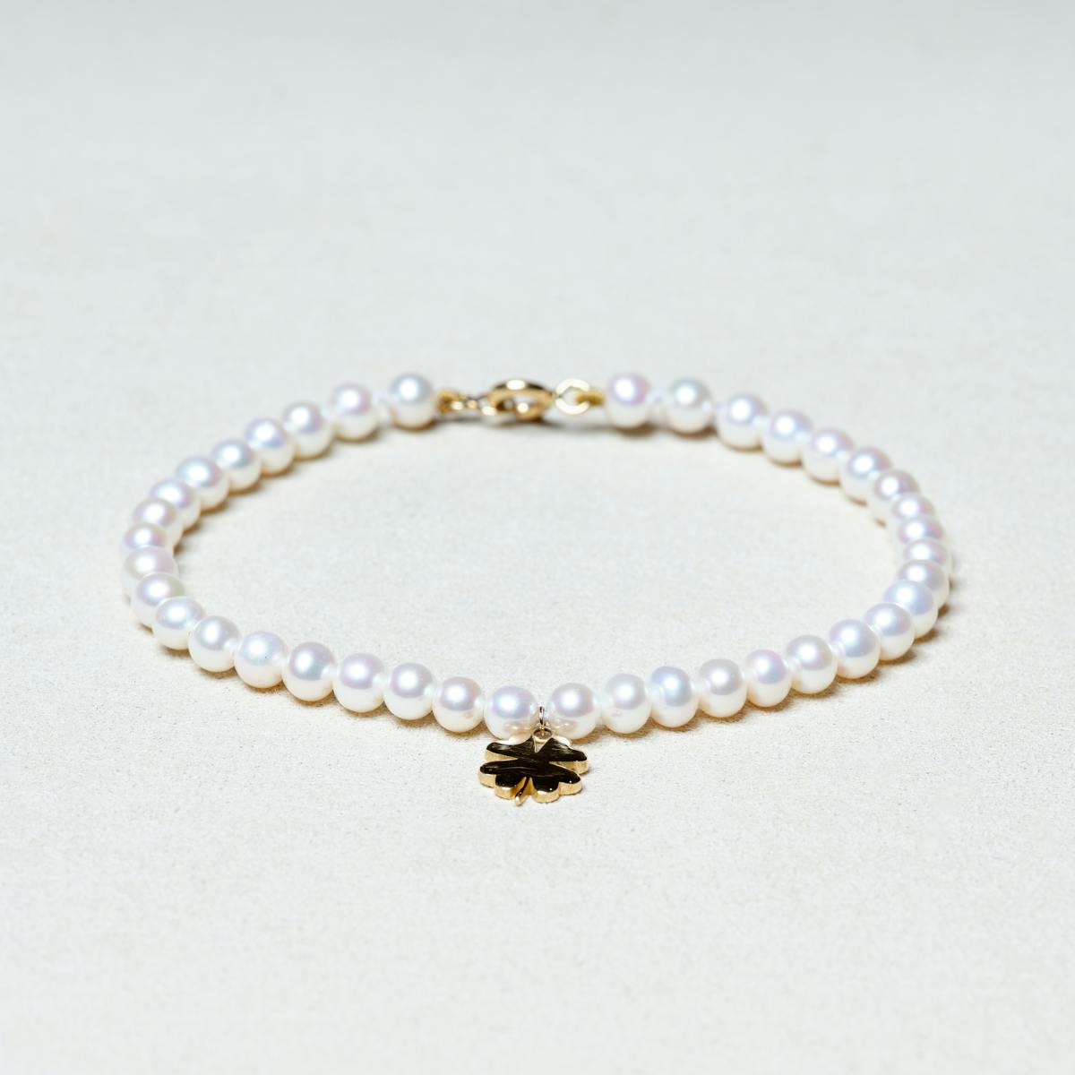 Celeste | Bracelet perles blanches