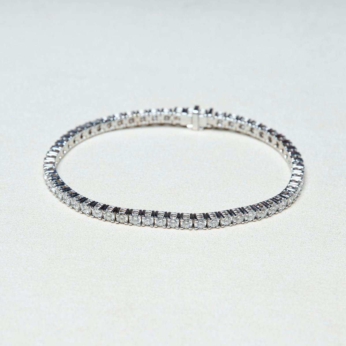 Bracelet rivière | Or blanc & diamants